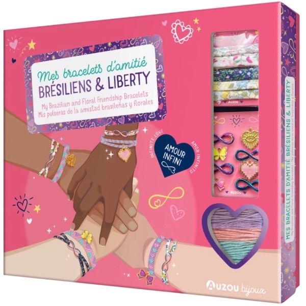 Auzou The Jewellery Factory (Big DIY Kit) My Brazilian And Floral Friendship Bracelets