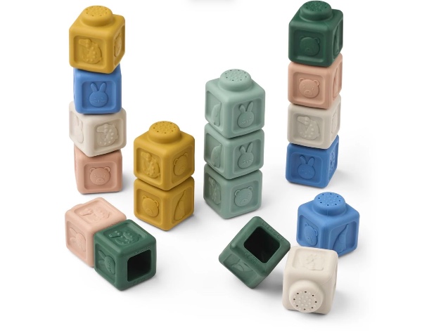 Liewood Veda Building Blocks Beach Blue