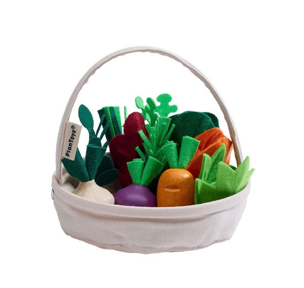 Plan Toys Καλάθι Με Φρέσκα Λαχανικά