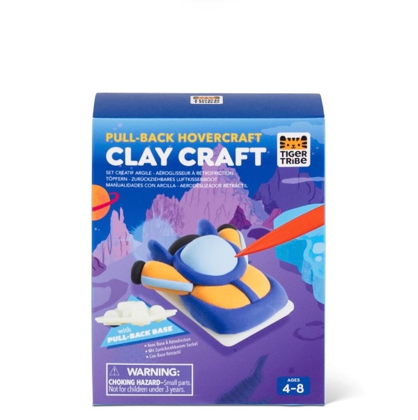 Tiger Tribe Σετ Δραστηριοτήτων Clay Craft Pull Back Hovercraft