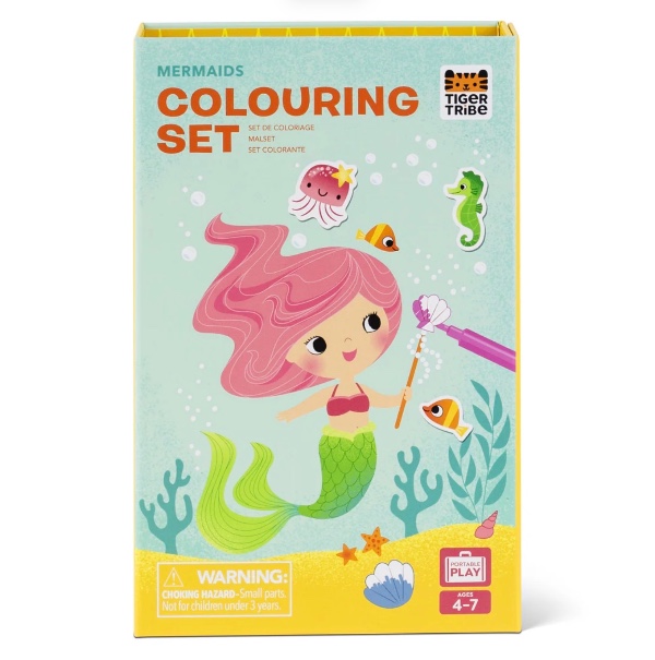 Tiger Tribe Σετ Δραστηριοτήτων Colouring Set Mermaids