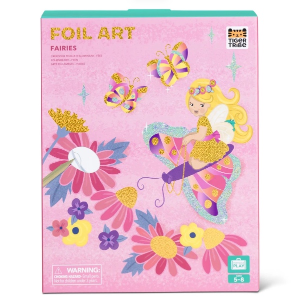 Tiger Tribe Σετ Δραστηριοτήτων Foil Art Fairy
