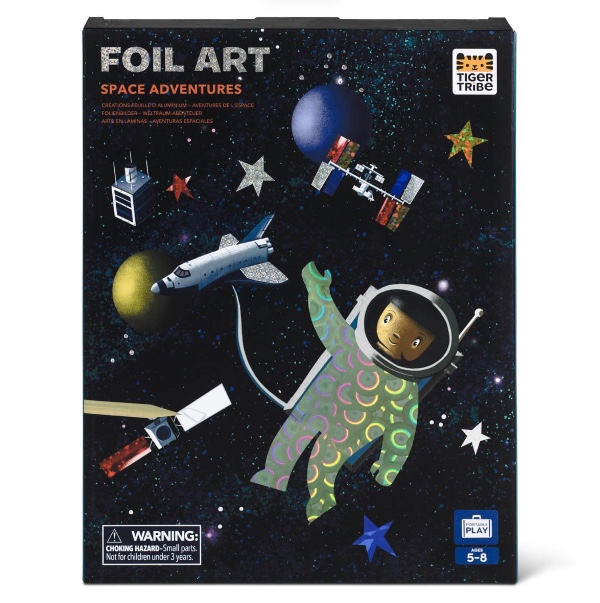 Tiger Tribe Σετ Δραστηριοτήτων Foil Art Space Adventures