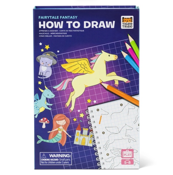 Tiger Tribe Σετ Δραστηριοτήτων How to Draw Fairytale Fantasy