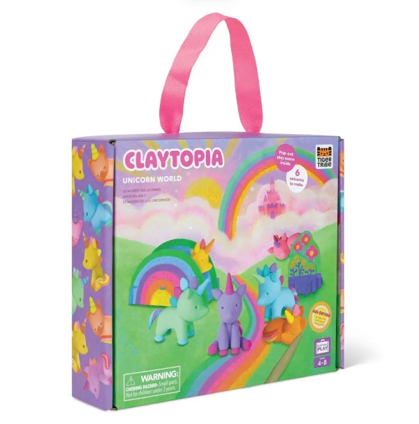 Tiger Tribe Σετ Δραστηριοτήτων Claytopia Unicorn World