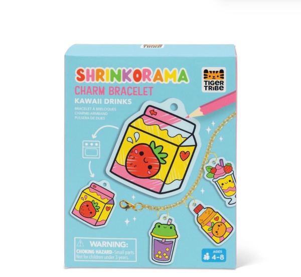 Tiger Tribe Σετ Δραστηριοτήτων Shrinkorama Charm Bracelet Kawaii Drinks